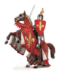 schleich Prince on Reared Horse
