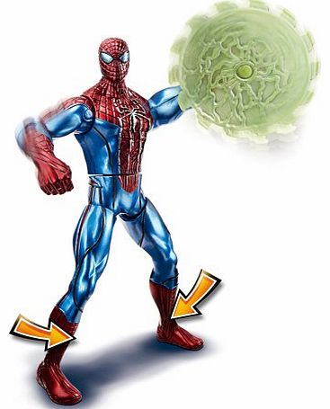 Schneckensekt Comic Patches Spiderman On Spider Web Action-figure Comic-figure Superhero Comic CartoonPatch 10,3 x 9,0 cm - Embr