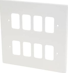 Schneider Electric, 1228[^]9658J Ultimate 8-Gang Grid Plate