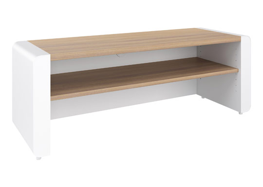 Schnepel ELF-120 Open TV Stand - White Beech