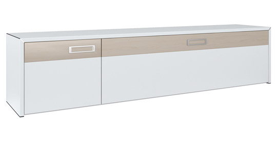 Schnepel S1 MK-1SK-L TV Cabinet - Gloss Red Oak