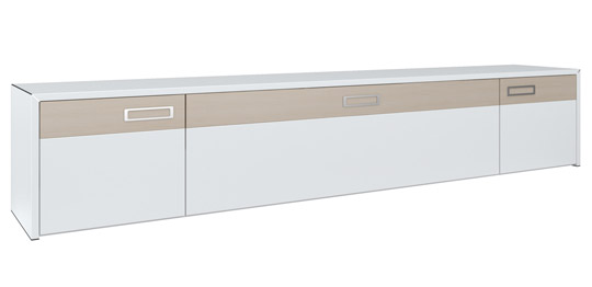 S1 MK-2SK Full-Length TV Cabinet - Oak