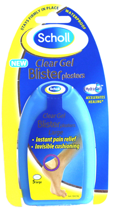 Clear Gel Blister Plasters Large (5)