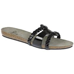 Scholl Female Abaco Leather Lining Casual in Black, Gold