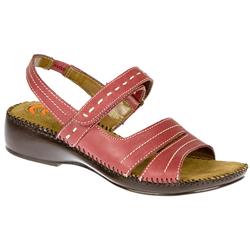 Female Safi Leather Upper Textile/Other Lining Comfort in Red, Tan