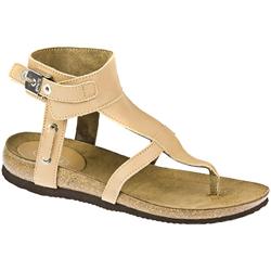 Scholl Female Saida Leather Upper Leather Lining in Sand