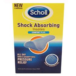 Scholl Shock Absorbing Comfort Plus Insoles