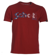 Schott Americana Logo Red T-Shirt
