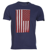 Schott Americana Stars and Stripes Denim T-Shirt
