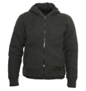 Schott Black Full Zip Reversible Hooded Jacket