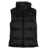 Black Hooded Gilet