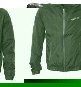 Schott Black Lightweight Hooded Jacket