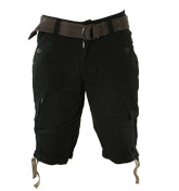 Schott Black Shorts