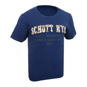 schott Campus short sleeved T-shirt - Blue