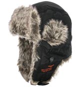 Cap 1917 Black Trapper Hat