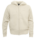 Cream Full Zip Hooded Jacket