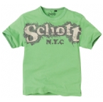 Schott Junior Print T-Shirt Mint