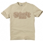 Schott Mens Applique T-Shirt Stone