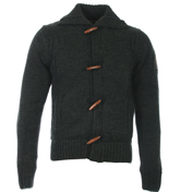 Schott PL Tog Anthracite Grey Full Zip Sweater