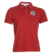 Schott PS Skip Chilli Red Polo Shirt