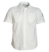 Schott SH Crew White Shirt