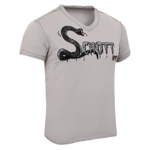 schott Snake short sleeved T-shirt - Light grey