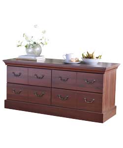 Schreiber Hyde Walnut Trunk Coffee Table