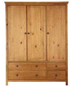 Schreiber Timeless RA 3 Door 4 Drawer Wardrobe -