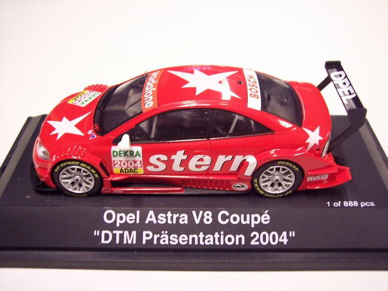 Opel Astra V8 Coupe Taxi Stern 2004 in Red