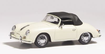 Schuco Porsche 356A Cabrio with soft top in Cream