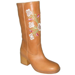 SCHUH BILLY-2 EMB FLOWER CALF