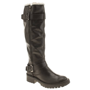 schuh Black Fast Lane Boots