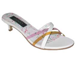 Schuh BODETTE VINYL STRAPPY MULE