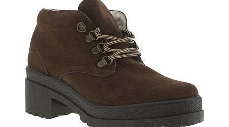 schuh Brown Hitch Hike Boots