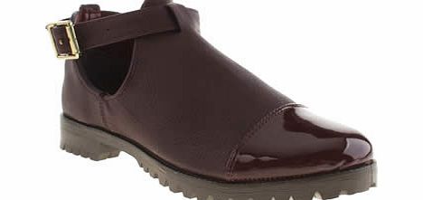 schuh Burgundy Steady Boots