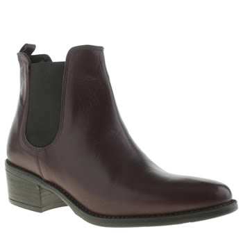 schuh Burgundy Vice Boots