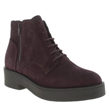 schuh Burgundy Vortex Boots