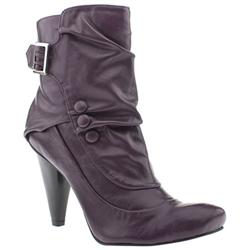 Schuh Female Anette Buckle Ankle Manmade Upper in Purple