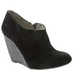 Schuh Female Berta Wedge Shoeboot Suede Upper in Black