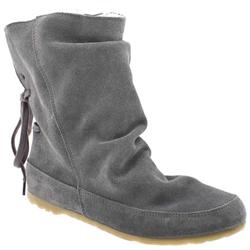 Female Cory Fur Tie Suede Upper Casual in Grey