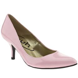 Female Hope Point Court Patent Patent Upper Low Heel in Pale Pink