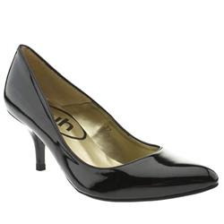 Female Hope Point Court Patent Patent Upper Low Heel Shoes in Black