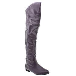 Schuh Female Josa Over Knee Boot Manmade Upper ?40 plus in Purple
