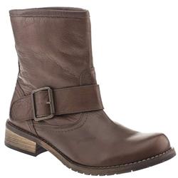 Female Marcellina Biker Leather Upper Casual in Brown