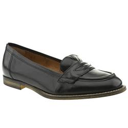 Female Mel Loafer Leather Upper Low Heel Shoes in Black, Brown