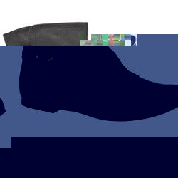 Female Messi 2-Buck Ank Leather Upper ?40 plus in Black