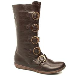 Schuh Female Motorista Buckle Calf Leather Upper ?40  in Dark Brown