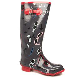 Female Rain Sunglasses Welly Manmade Upper Ankle in Grey