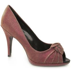 Schuh Female Sapphire Knot Peep Pf Fabric Upper Evening in Pink
