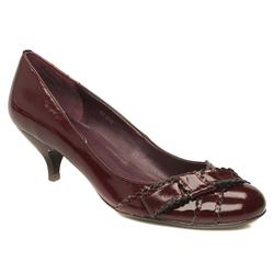 Female Selma Side Bow Court Patent Upper Back To School in Purple